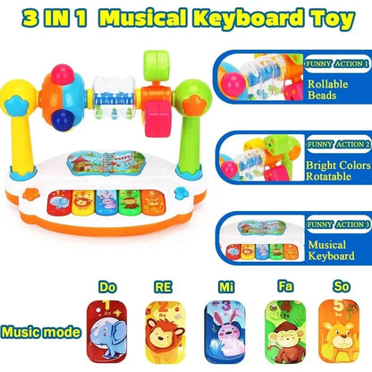 Baby Piano Toy Musical Keyboard with Lights and Sound