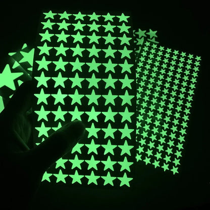 Glow in the Dark Star Stickers for Kids Room Decor