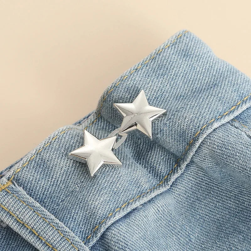 Jeans Waist Adjuster Metal Button Extender Pants Tightener 30mm