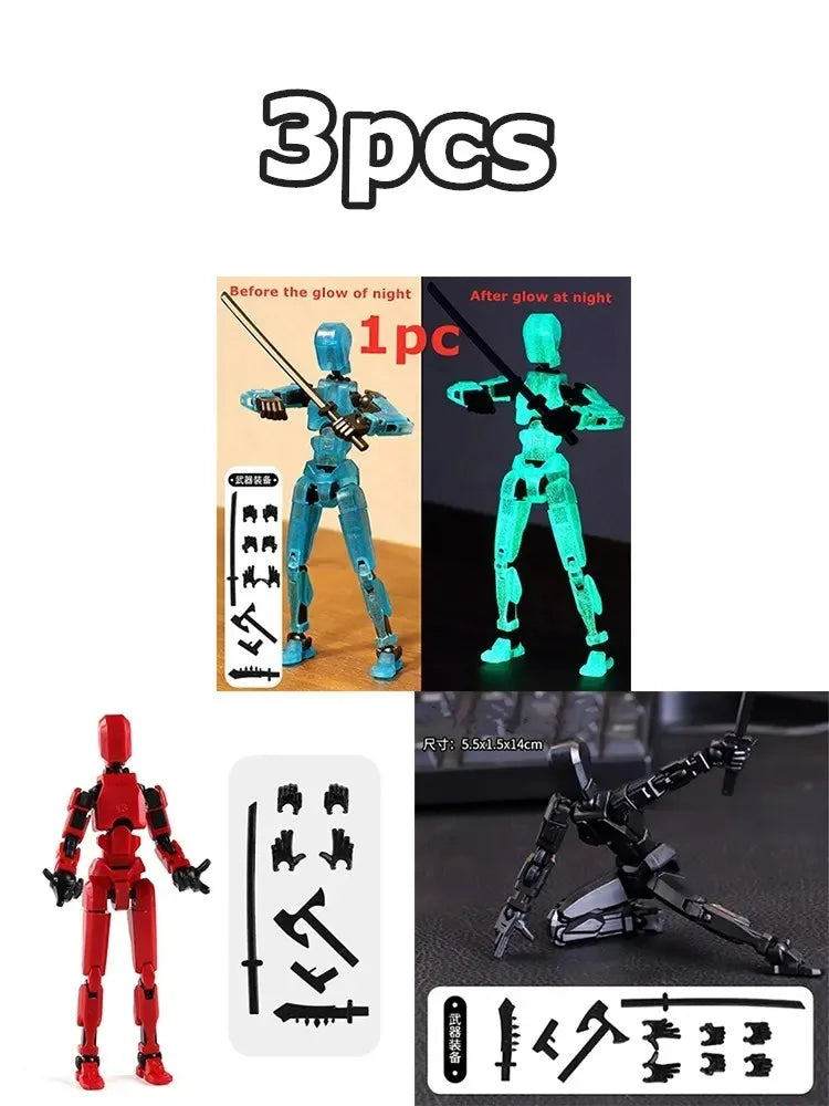 Multi-Jointed Robot Action Figure – Movable Poseable Model