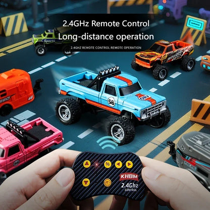 New RC Car MINI Alloy 1/64 Remote Control Car Convenient to Carry 60 Minutes of Work Time Children's Gifts Electronic Toys