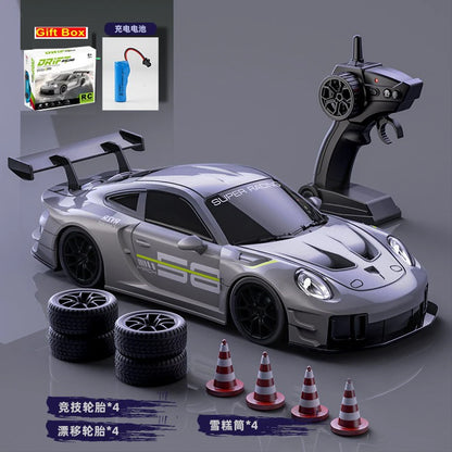 1:24 Scale RC Drift Racing Car with LED Lights and 4WD