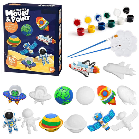 Kids Arts and Crafts Kit – DIY Dinosaur & Space Painting Projects