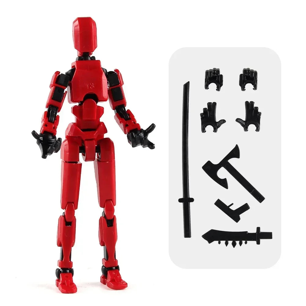 Multi-Jointed Robot Action Figure – Movable Poseable Model