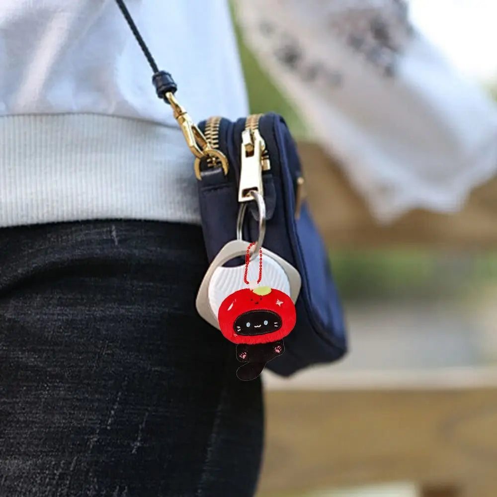 Plush Cat Keychain – Multicolor Couple Bag Charm