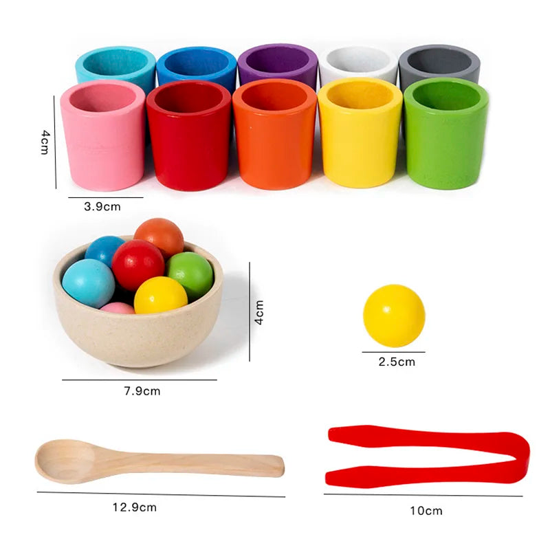 Wooden Color Sorting Toy