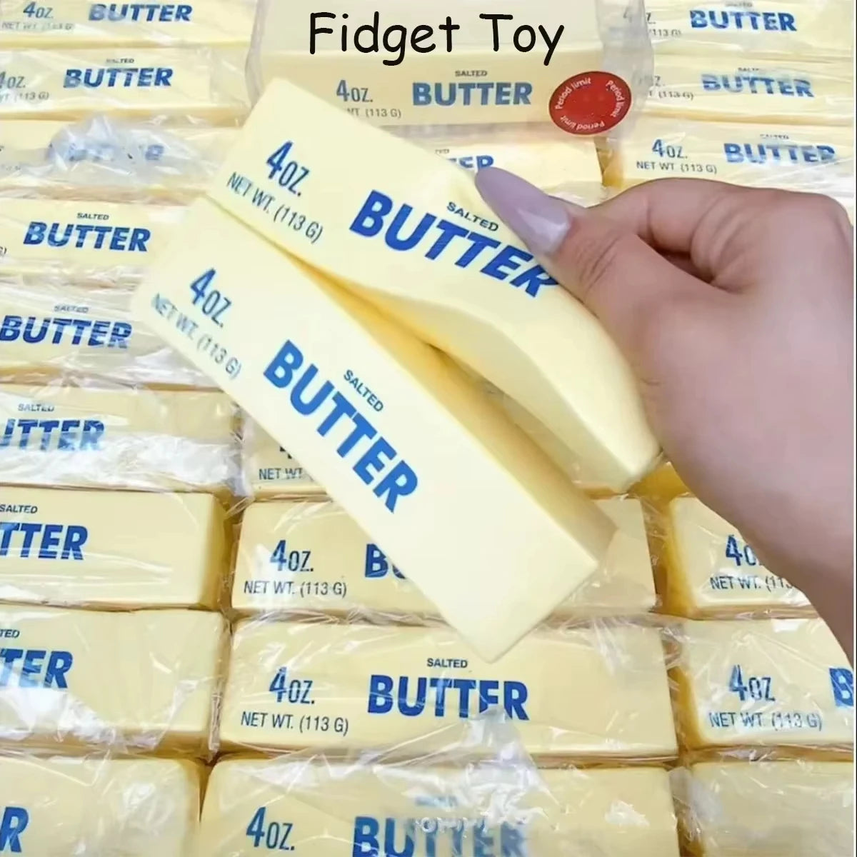 Butter Squishy Toy – 13cm Slow Rise Decompression Fidget