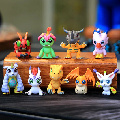 9 Piece Anime Figure Set – Mini PVC Collectible Models
