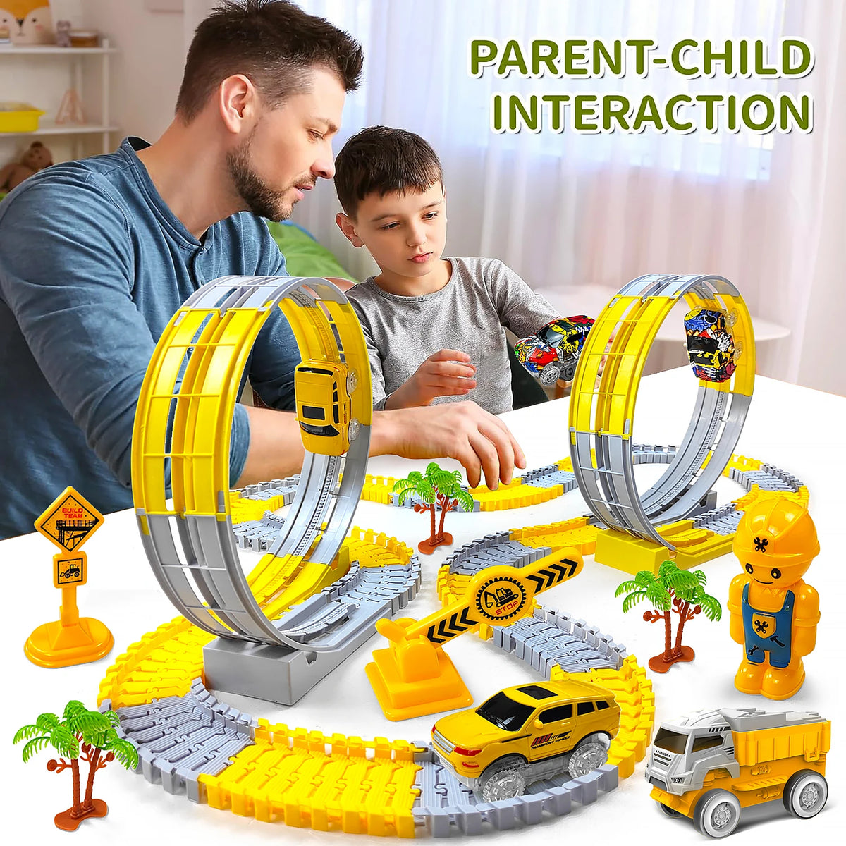 Children’s Flexible Track Toy Car Set for Creative Play
