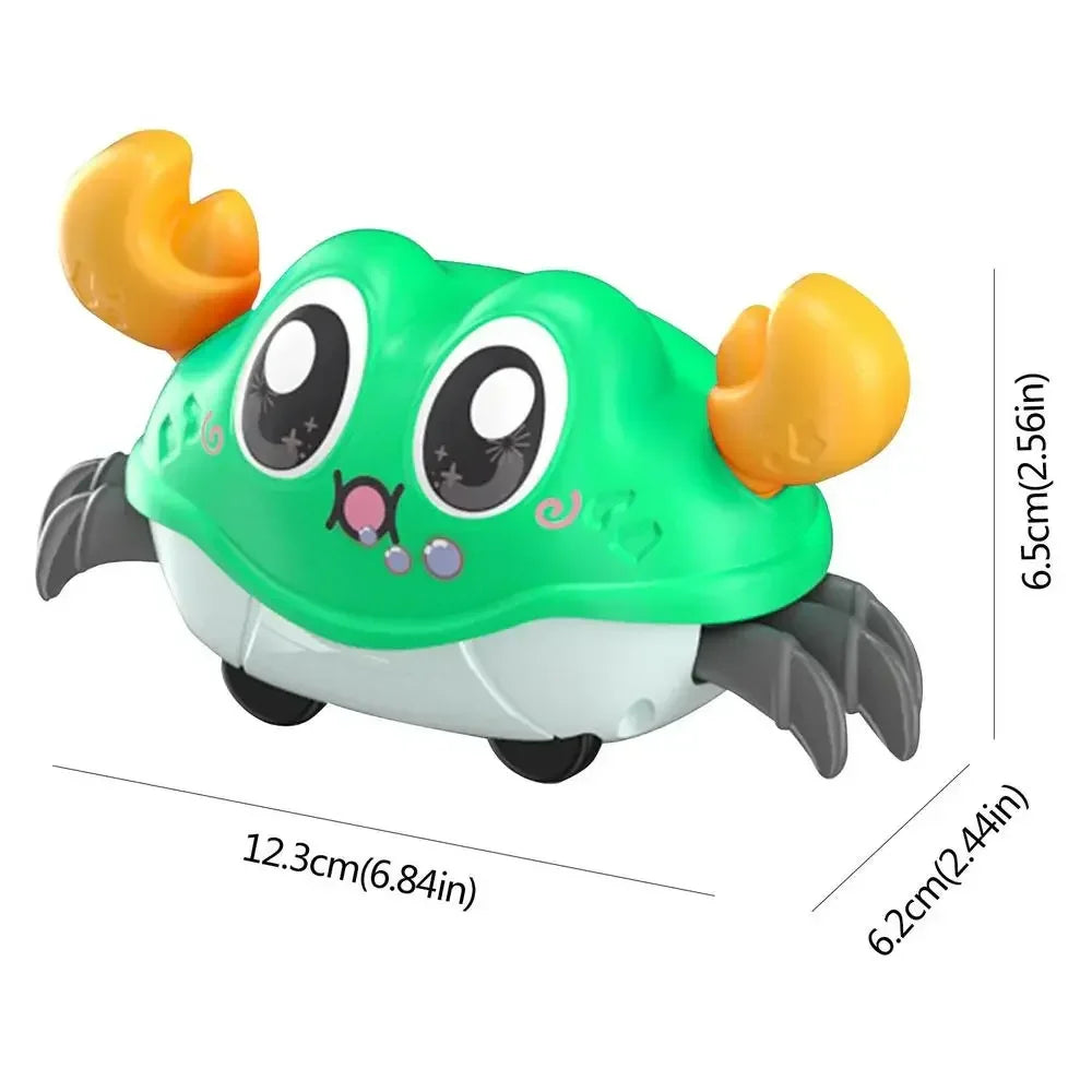 Crawling Crab Toy Interactive Tummy Time Sensory Toy for Babies