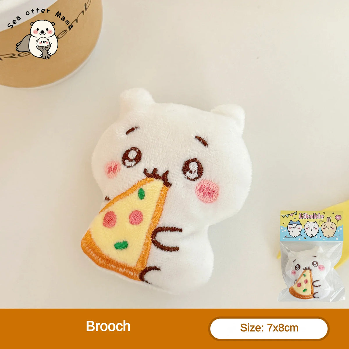 Cute Cartoon Plush Keychain Pendant – Soft Backpack Decoration