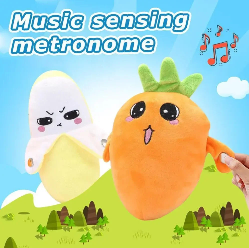 Musical Plush Toy with Touch Sensor and Interactive Sounds for Kids