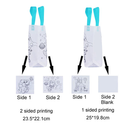 DIY Coloring Bags – Kids Graffiti Art & Craft Kit with Markers