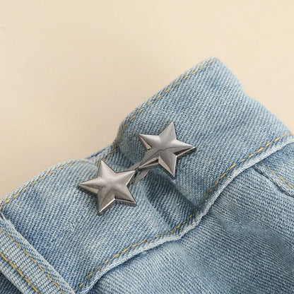 Jeans Waist Adjuster Metal Button Extender Pants Tightener 30mm