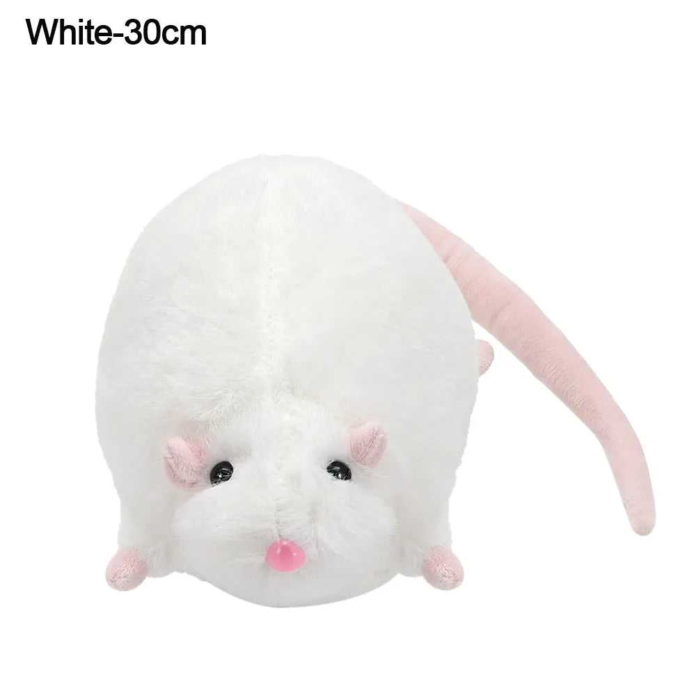 Cute 35/50cm Mouse Doll Cartoon Plush Flower Branch Rat Doll Soft Oversized Animal Figure Kid Gift Birthday Stuffed&Plush Animal