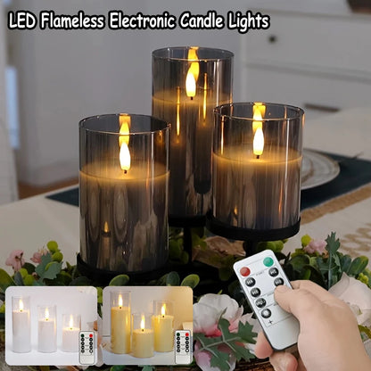 Flameless Candles with Remote – Flickering LED Decor