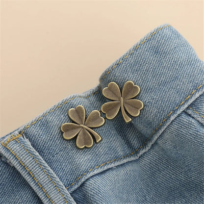 Jeans Waist Adjuster Metal Button Extender Pants Tightener 30mm
