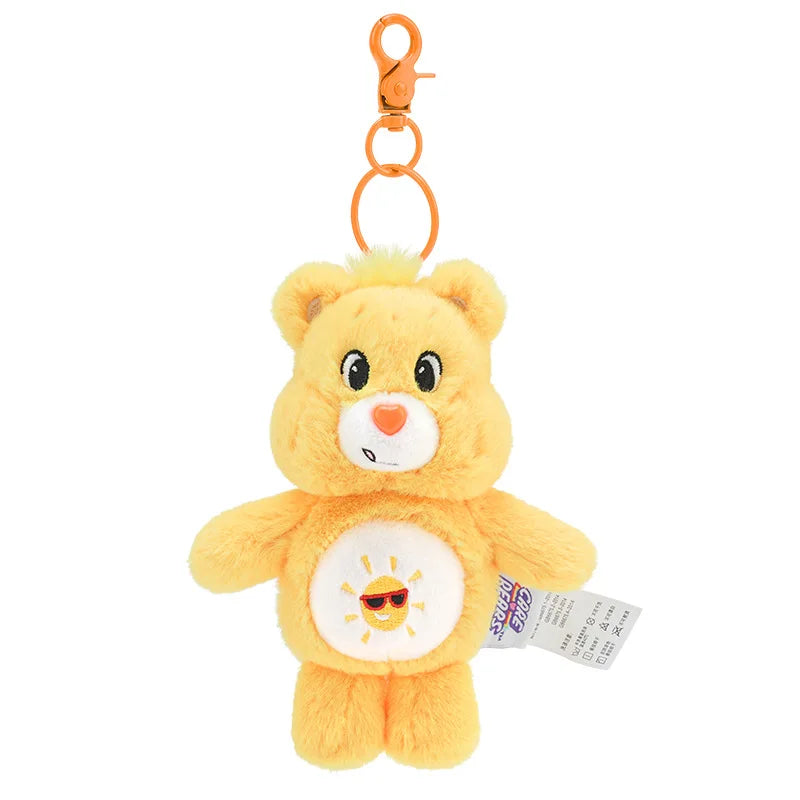 Rainbow Bear Plush Keychain – Kawaii Bag Charm