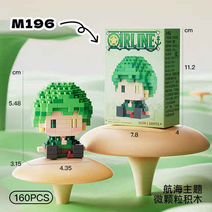 Mini Brick Assembly Model – 3D Building Block Figure