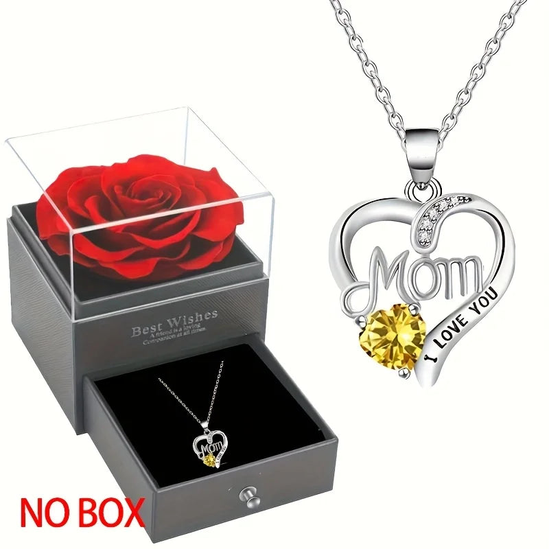 Hollow Heart Pendant Necklace for Women – Rhinestone Fashion Jewelry