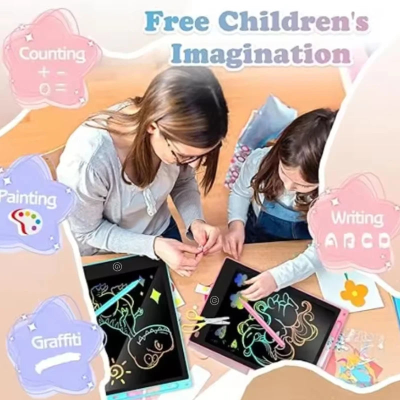 10 Inch LCD Writing Tablet for Kids – Colorful Drawing Board