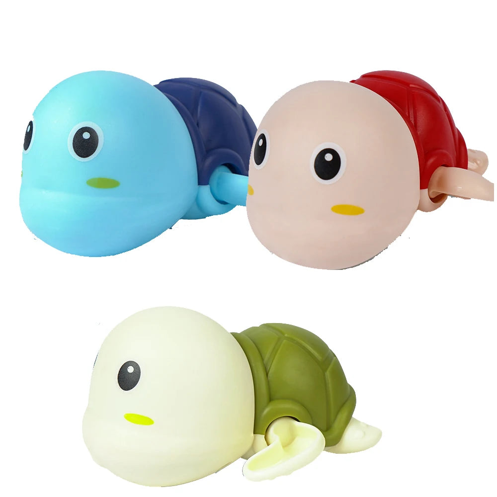 Baby Bath Toys – 3PCS Swimming Turtle Clockwork Water Play Set