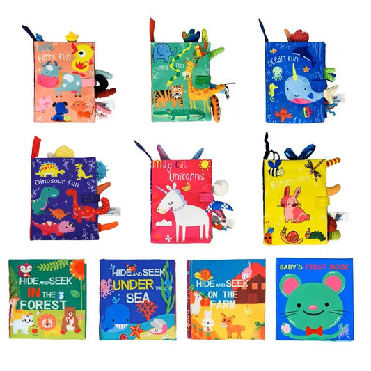Baby Cloth Book – Interactive Sensory Early Learning Toy