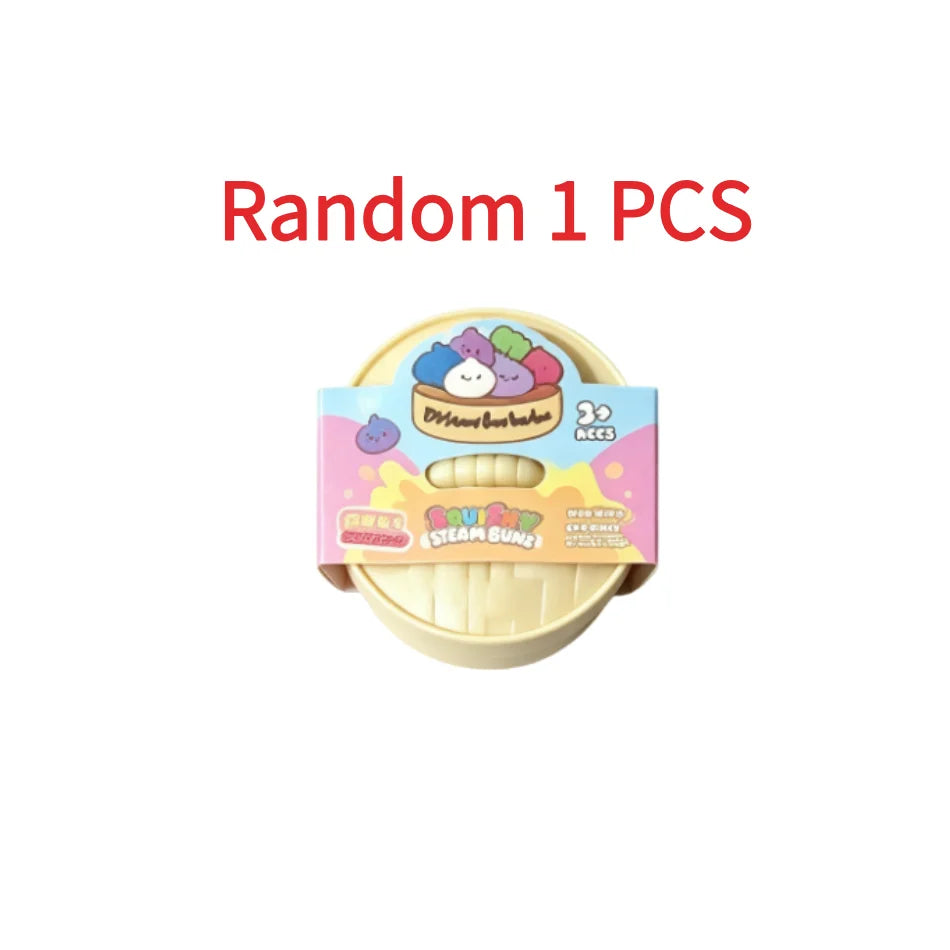 Dumpling Squishy Toy Colorful Slow Rebound Stress Relief
