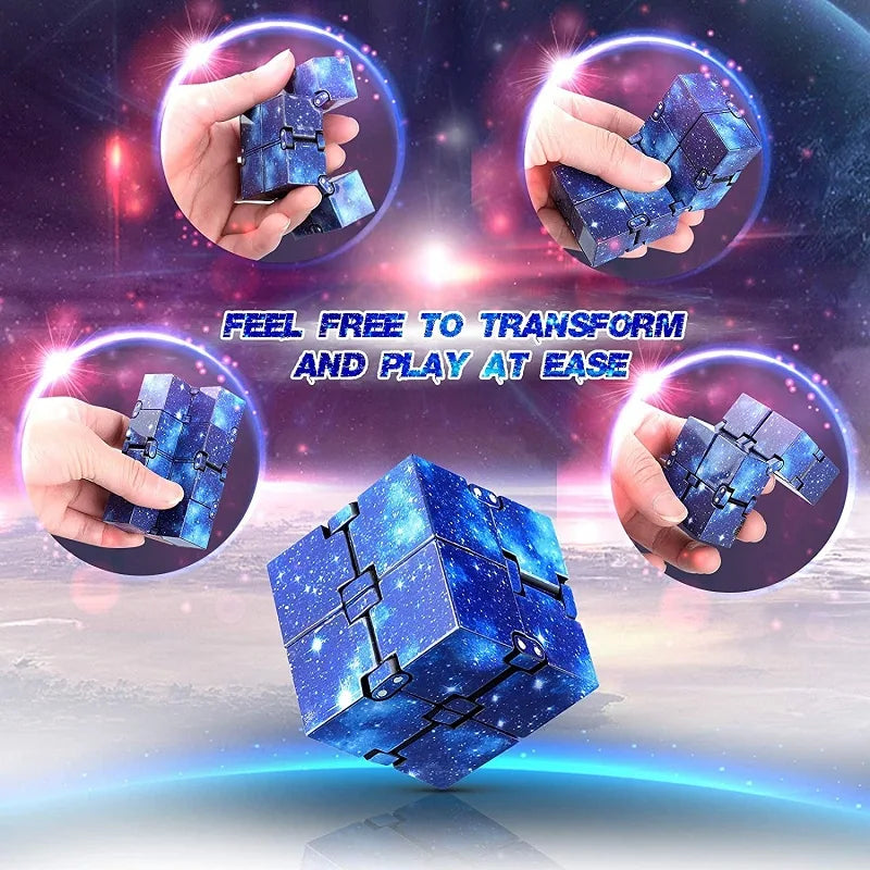 Infinity Cube Fidget Toy – Flip Puzzle Fingertip Game