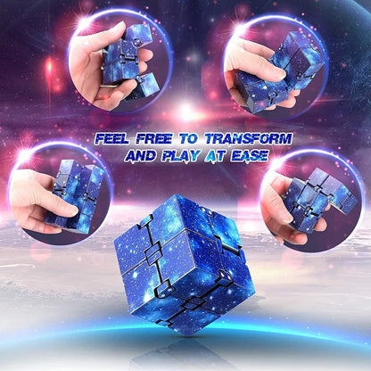 Infinity Cube Fidget Toy – Flip Puzzle Fingertip Game