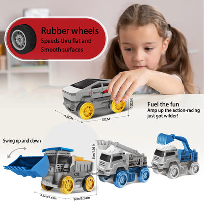 Flexible Race Track Toy Car with Magic Climbing Action