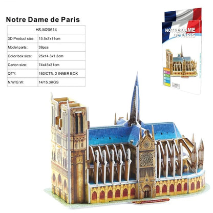 3D Architecture Puzzle – Famous Building Model Puzzle for Kids