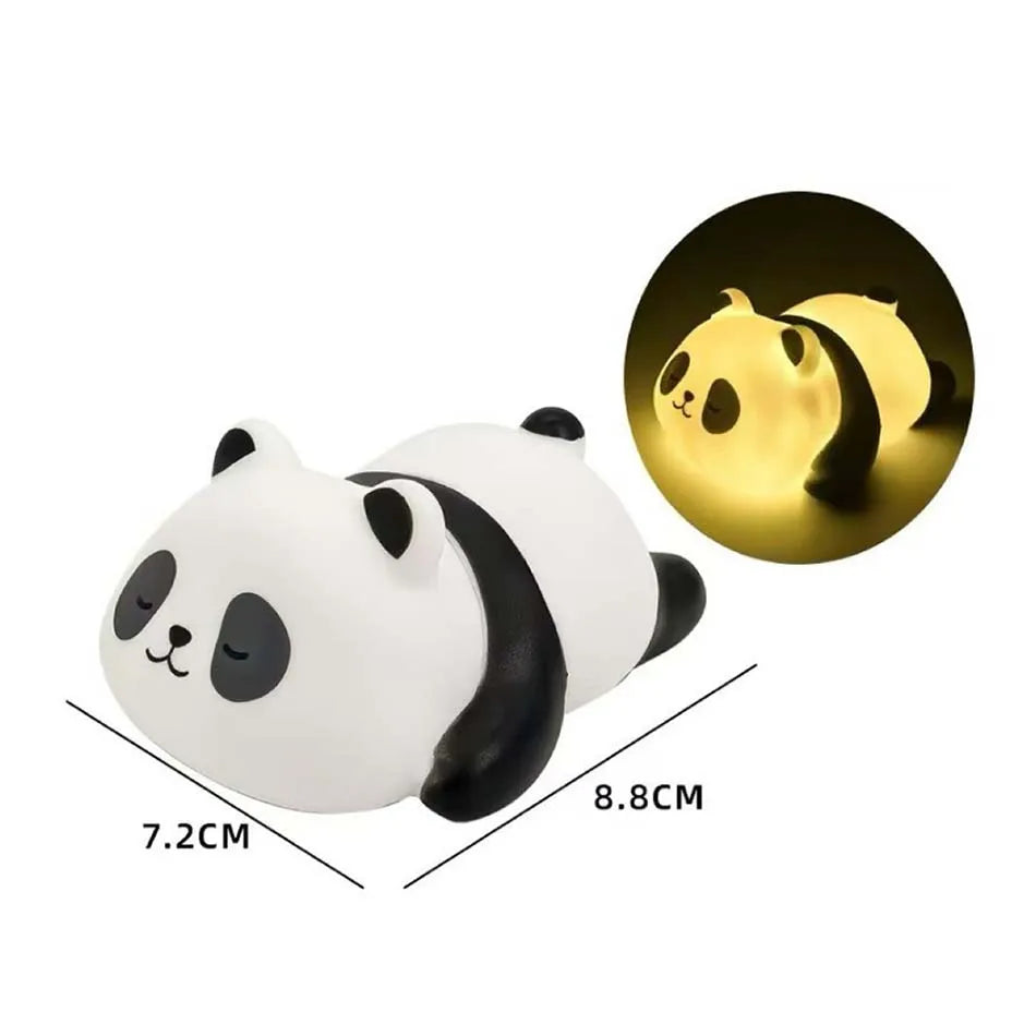 Panda LED Night Light Cute Bedside Lamp for Home Decor
