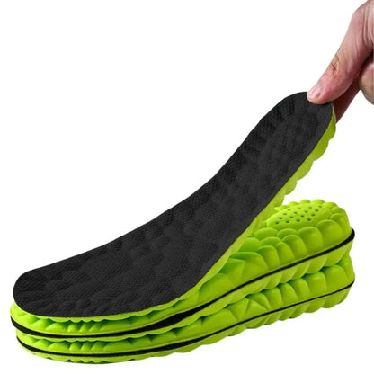 4D Super Soft Sports Insoles Shock Absorption Arch Support Orthopedic Shoe Pads for Running Basketball
