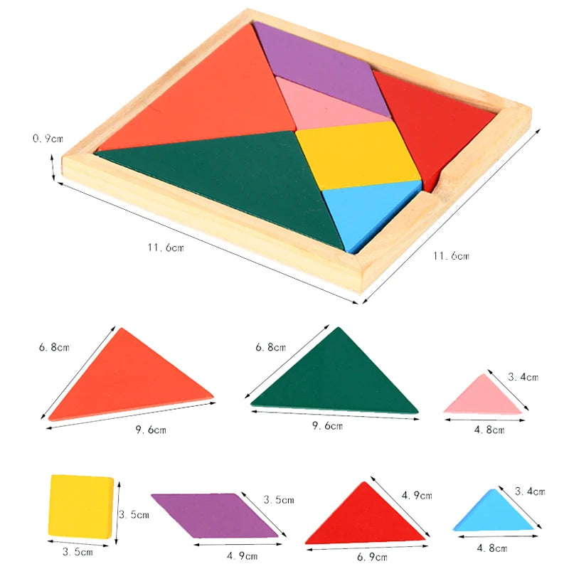 Wooden Tangram Puzzle