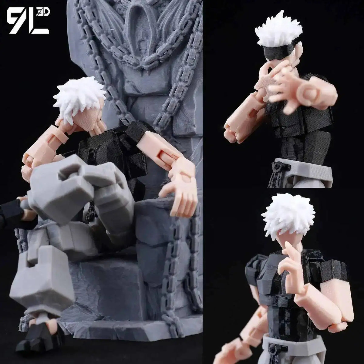 Optimized Product Title: 3D Printed Action Figure, Articulated & Poseable – Ready to Display