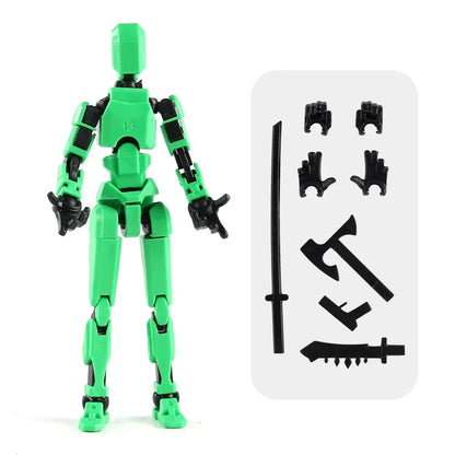Multi-Jointed Robot Action Figure – Movable Poseable Model