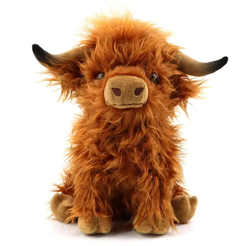 25cm Highland Cow Plush – Soft Stuffed Animal Toy