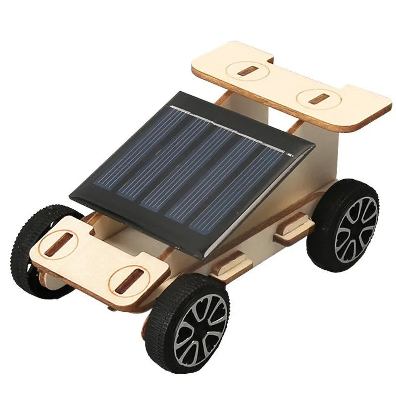 Solar Car Model Kit – DIY Wooden Science & Education Project