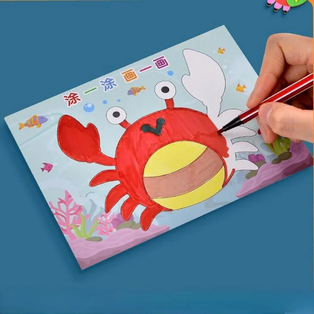 EVA Foam Sticker Puzzle Set with 3D Animal Crafts for Kids