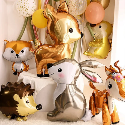 Deer Foil Balloon for Jungle Safari Birthday Party Decoration