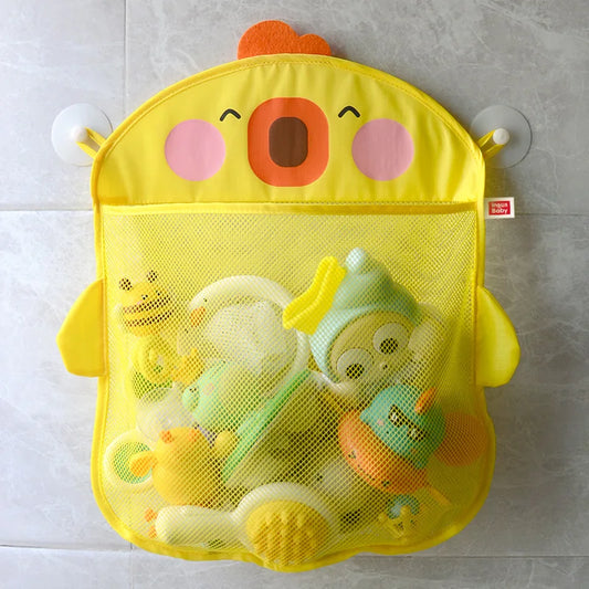 Baby Bath Toy Storage Bag Duck Mesh Organizer for Kids
