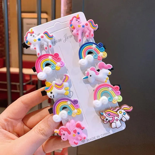 Girls Unicorn Hair Clips