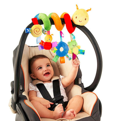 Baby Crib Toy – Hanging Sensory Comfort Toy with Squeaker