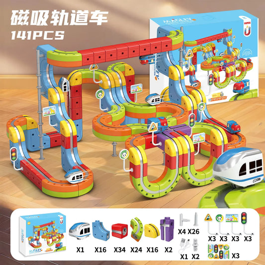Magnetic Train Toy Anti-Gravity Track Electric Railway Car