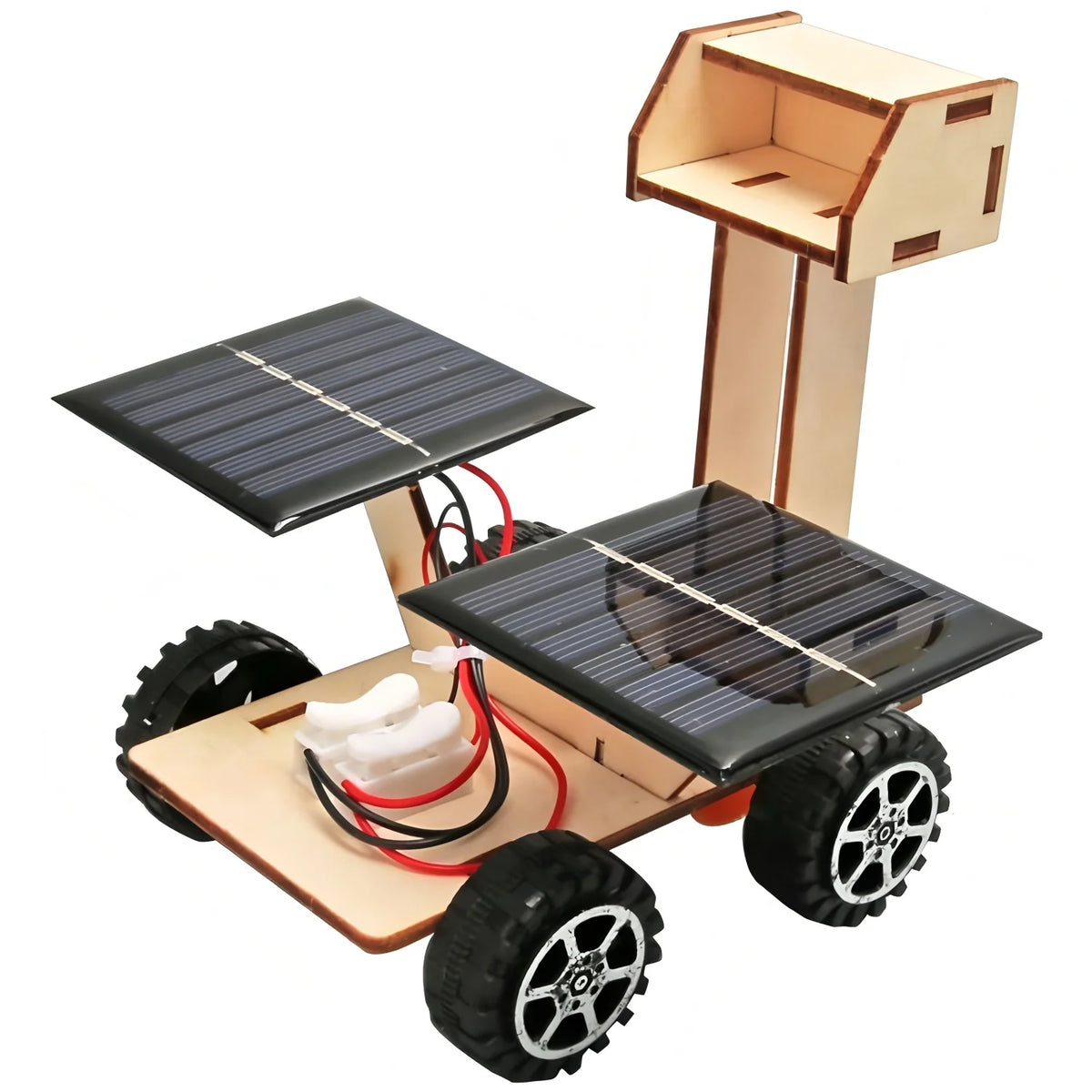 Solar Car Model Kit – DIY Wooden Science & Education Project