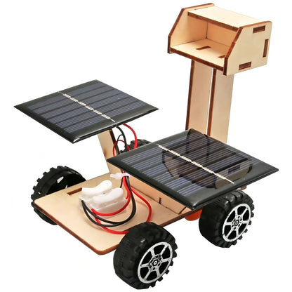 Solar Car Model Kit – DIY Wooden Science & Education Project