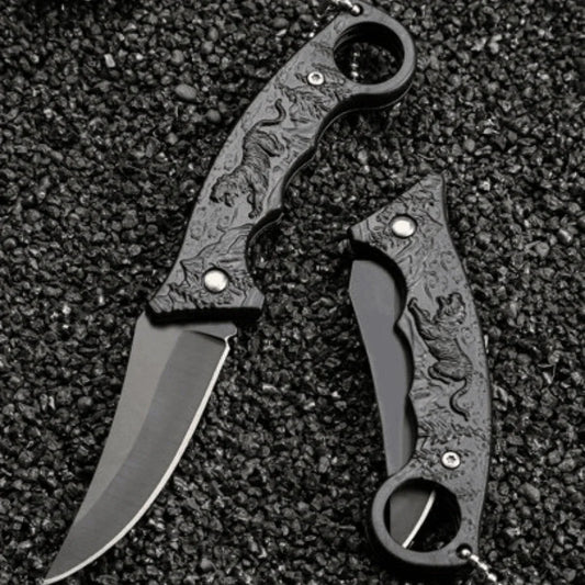Folding Outdoor Pocket Knife with Stainless Steel Blade