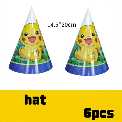 Cartoon Birthday Party Supplies – Tableware & Decorations Set