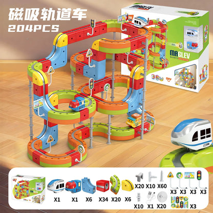 Magnetic Train Toy Anti-Gravity Track Electric Railway Car
